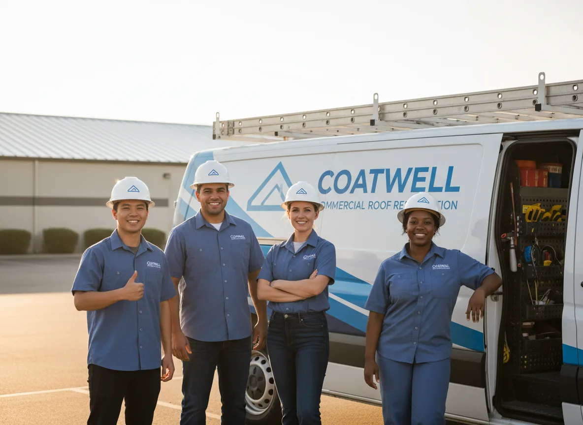 Commercial roof coating company in Colony, OK